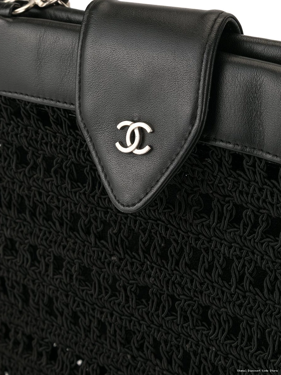Affordable HOT SALE CHANEL CC tote Women 1998 woven 0324